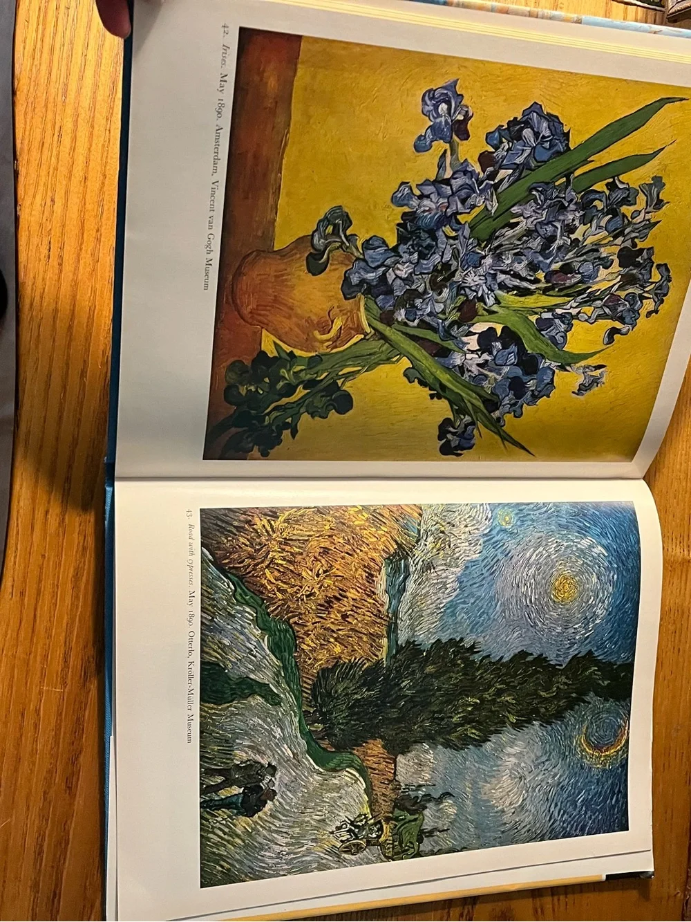 Book of full color glossy Van Gogh bookplates framing
